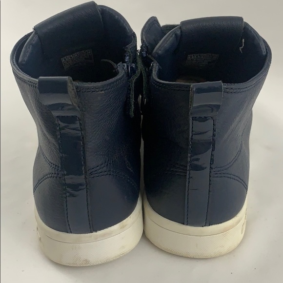 Skechers Women's Midtown Sneaker 730 Navy Leather - Picture 3 of 8